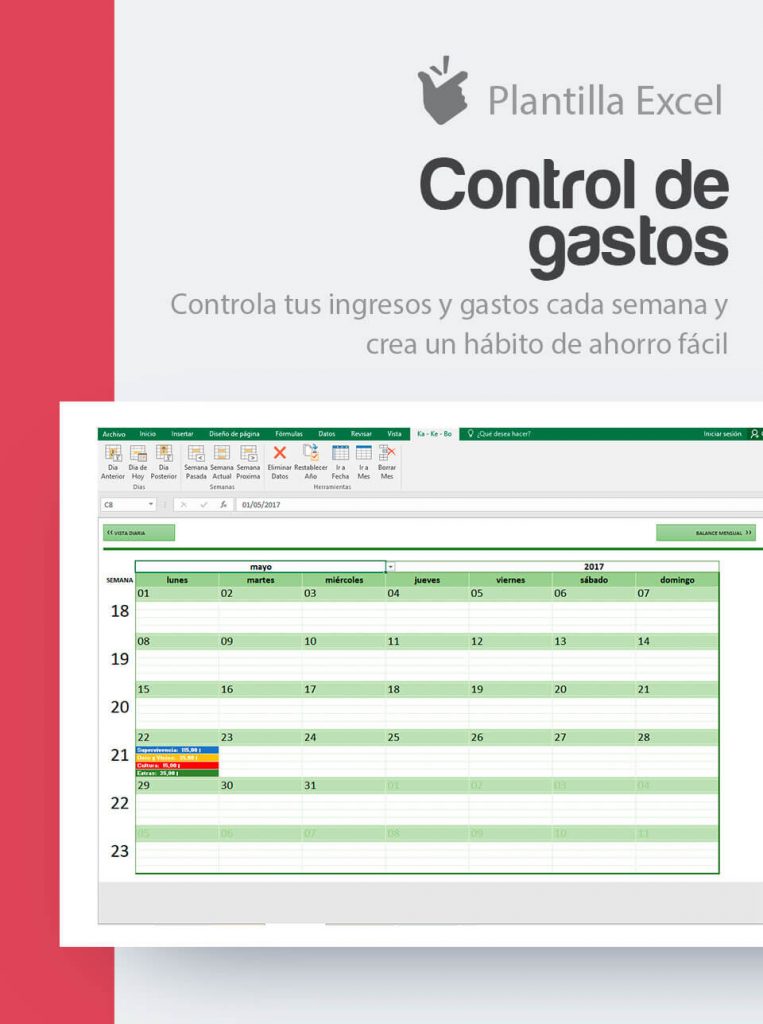 Plantilla Control De Gastos Excel Ahorro Familiar Control Gastos Hogar 0132